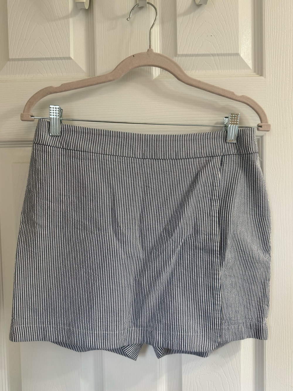 Seersucker Talbots 100% Cotton Skort